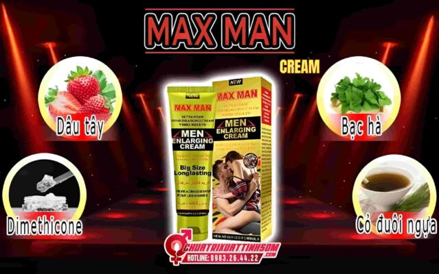 thành phần maxman cream 