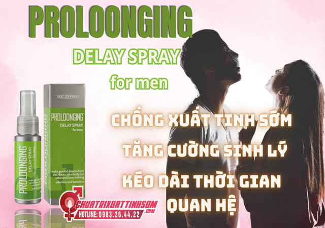công dụng proloonging spray for men