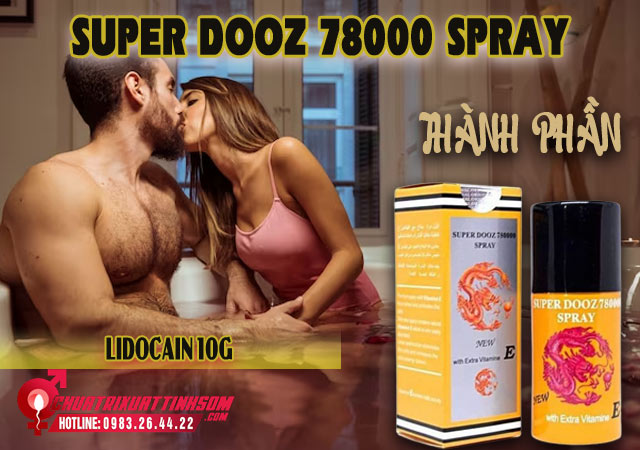 Thành phần Super Dooz 78000 Spray