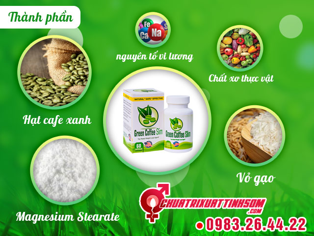 Thành phần của Green Coffee Slim