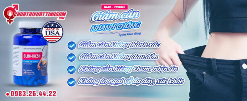 Viên giảm cân Slim Fresh có bán ở hiệu thuốc tây không ? 