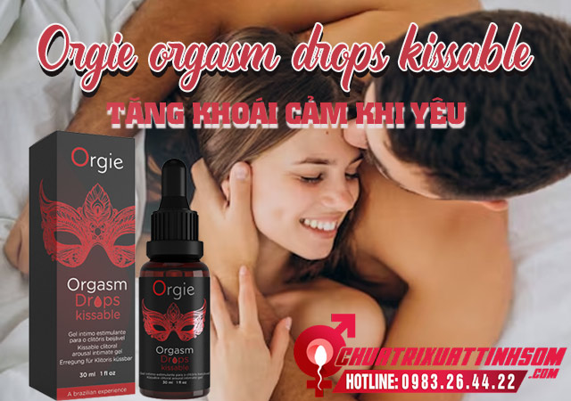 Giới thiệu Orgie orgasm drops kissable