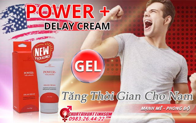 giới thiệu power plus delay creme for men