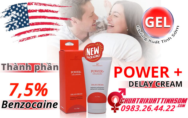 thành phần power plus delay creme for men