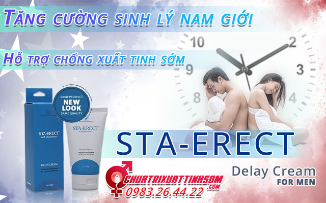 công dụng sta-erect delay cream for men