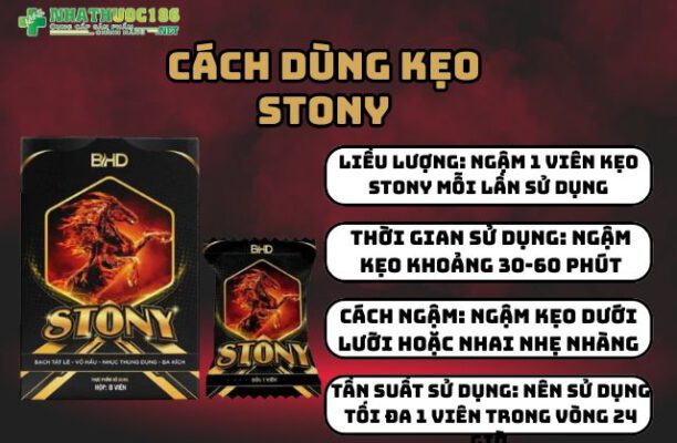kẹo stony có hại không