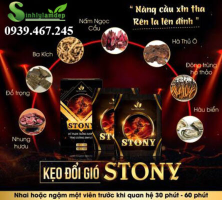 thành phần kẹo đổi gió stony
