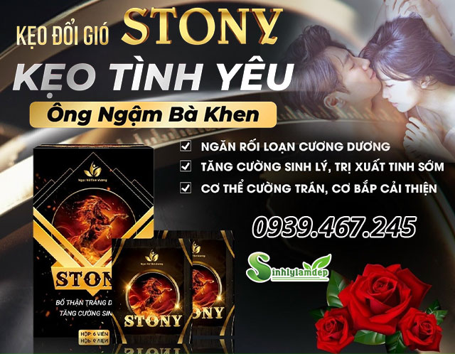 kẹo đổi gió stony dành cho nam giới