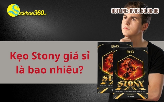 Kẹo Stony giá sỉ là bao nhiêu?