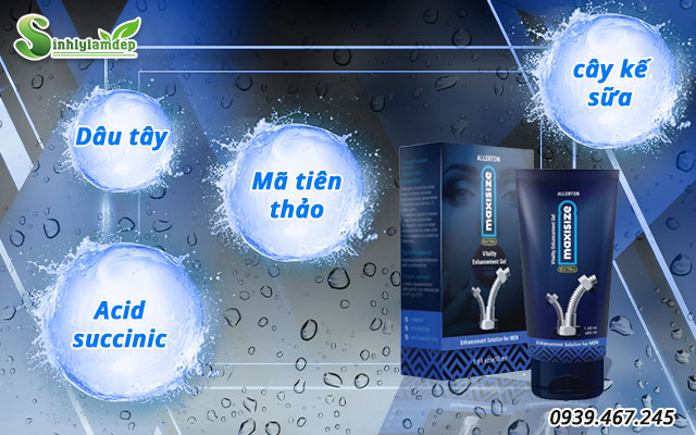 thành phần gel maxisize 