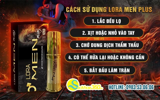 Hướng Dẫn Sử Dụng Lora Men Đúng Cách